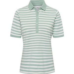 Style Cleo Polo Piqué Striped, munt, 42