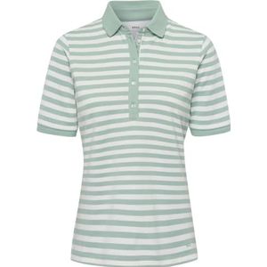 Style Cleo Polo Piqué Striped, munt, 46