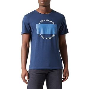 Blend Heren s/s T-Shirt, 194024/Dress Blues, XXL