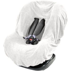 Bambisol Bekleding van badstof, voor autostoel, groep 0+/1, wit