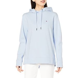 Tommy Hilfiger Pullover Hoody voor dames, Blauw (Breezy Blue), XXS