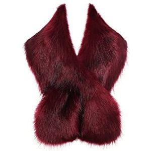 BABEYOND Flapper Jurken 1920s Kralen Omzoomde Great Gatsby Jurk, Wijn Rood, One Size