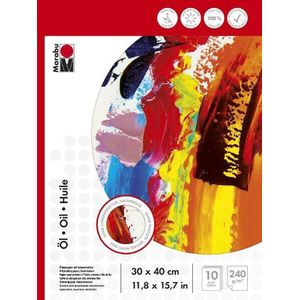 Marabu Drawing Pad: Acrylic, Watercolour, Oil or Sketch Pad A4 or A3