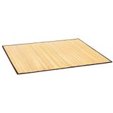 Relaxdays Bamboe badmat 80 x 50 cm badkamer mat van hout met antislip onderkant, perfect voor gebruik als badmat of douchemat, natuurlijk