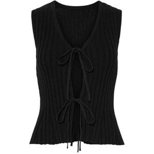 Pieces - JOYLYNN - Damestop - Katoenmix - Regular Fit - Mouwloos