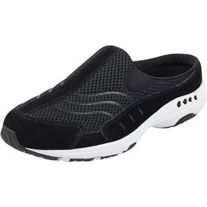 Easy Spirit Romy28 Sneaker voor dames, Zwart/Wit, 7 UK Narrow