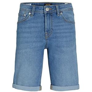 JACK & JONES Jongen jeansshorts jongens, Denim Blauw, 146