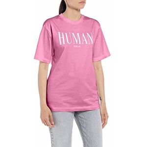 Replay T-shirt voor dames, 307 Candy pink, XS