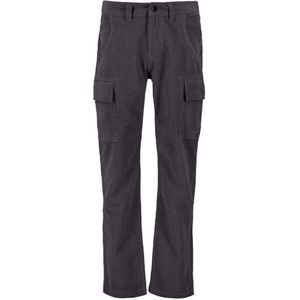 ALPHA INDUSTRIES - Agent - Broek - Groen - Katoen - Regular Straight Leg