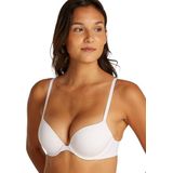 Bralette - Wit - Gewatteerd - Met Beugel - Aansluitend - 79% Polyamide, 21% Elastaan