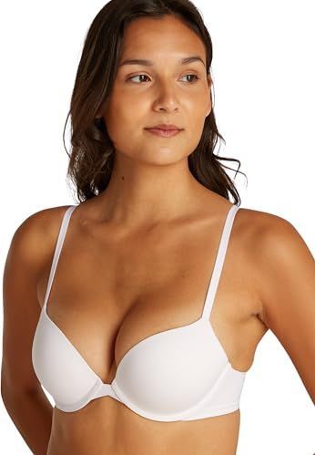 Bralette - Wit - Gewatteerd - Met Beugel - Aansluitend - 79% Polyamide, 21% Elastaan