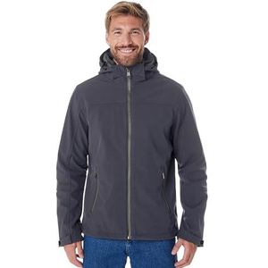 Antraciet - Softshelljack - Waterafstotend - 100% Polyester