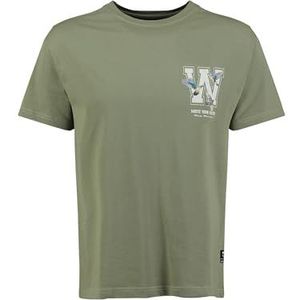 KEYLARGO Klwrite Round-Loose T-shirt, Sage Green (1537), XXL, heren, Sage Green (1537), XXL