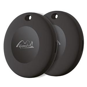 LIFEMATE - Life Tag - Bluetooth Tracker - Zwart - 2-Pack voor Android
