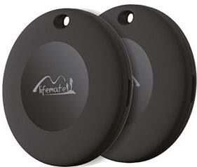 LIFEMATE - Life Tag - Bluetooth Tracker - Zwart - 2-Pack voor Android