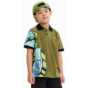 Desigual Jongens Polo Shirt, groen, 14 Jaar