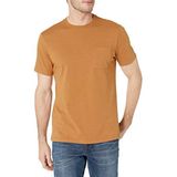 Amazon Brand - Goodthreads Unisex's Heavyweight Oversized Short-Sleeve Crewneck T-shirt,bruin,XS