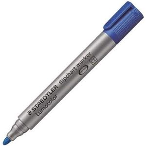 Staedtler - LumoColor 356 Marker, papier, Ogive punt, 2 mm, blauw