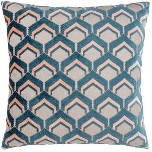 Paoletti Ledbury Velvet Jacquard Polyester Gevuld Kussen