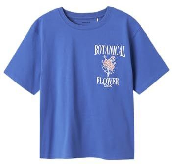 Name It - Nreg Ss Top - Amparo Blue - T-shirt - Kinderen - Normale Pasvorm - Korte Mouwen