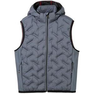 TOM TAILOR heren vest, 28128 - Stormy Teal, XL