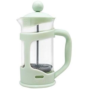 NERTHUS FIH 794 Frans koffiezetapparaat met zuiger, PP/borosilicaatglas/SS, groen, 350 ml