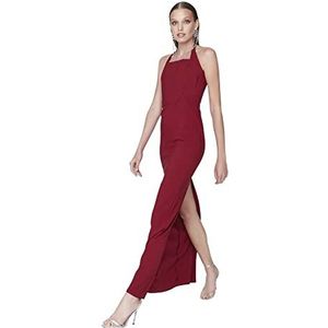 Trendyol dames Mini figuurvormige jurk jurk, bordeaux, 50