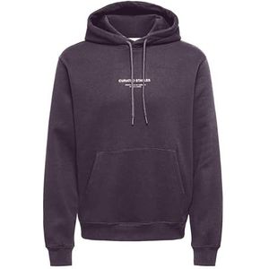 ONLY & SONS Heren capuchontrui ONSCURATED sweatshirt, Plum Perfect, S