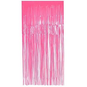 Boland - Foliegordijn neon, 200 x 100 cm, feestdecoratie voor oudejaarsavond, bruiloft of verjaardag, decoratie, deurgordijn