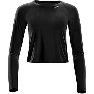 WINSHAPE Dames Functioneel Light and Soft Cropped Top Aet119ls, Ultra Soft Style Yoga Shirt