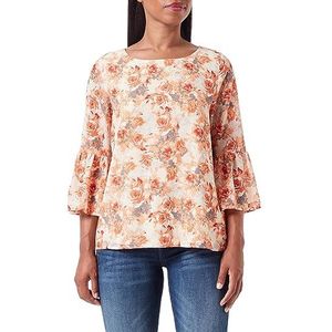 Sidona Damesblouse 10130394, oranje lichtgeel, XL, oranje lichtgeel, XL