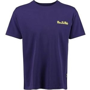 Key Largo - VIVE LA VIDA - T-shirt - Geel - Slanke Pasvorm - Kwartmouw