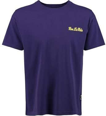 Key Largo - VIVE LA VIDA - T-shirt - Geel - Slanke Pasvorm - Kwartmouw