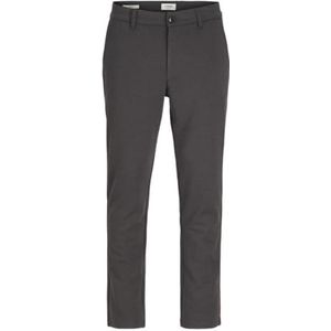 JJ REBEL - Jrebmichael Slim Prep Noos - Chino Broek - Donkergrijs Gemêleerd - Heren