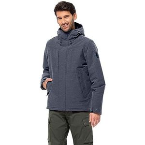 Jack Wolfskin Snowy Park Jas, nachtblauw, XL heren, Nachtblauw., XL