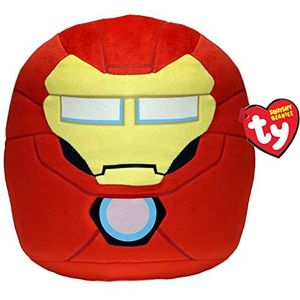 Ty - Marvel Squish a Boos - Iron Man kussen 35 cm - TY39351 - rood, geel - vanaf 3 jaar