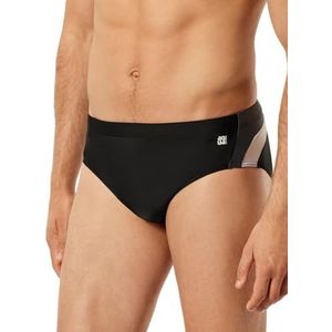 Schiesser Heren slip zwembroek, zwart, 3XL