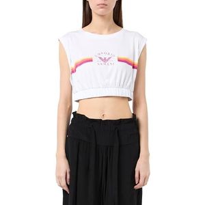 Emporio Armani - EW000505_AF10883 - Crop Top - Zwart - Mouwloos