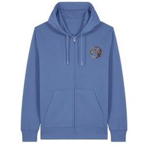 COMPAGNIE DE CALIFORNIE Sweatshirt met ritssluiting voor kinderen, 12 jaar, hemelsblauw, Blauw, 12 Jaar
