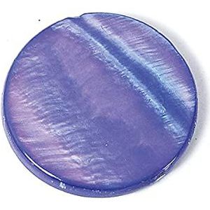 parelmoer-schelp, glanzend, marineblauw, diameter 20 mm, 250 g, 100 u, ca.