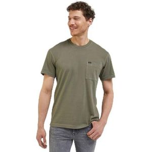 Lee Relaxed Pocket Tee, Olive Grove, 3XL