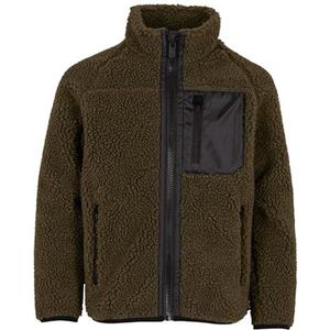 Brandit Kids Teddyfleece Jacket 15Y, Farbe: olive, Größe: 122/128