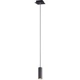 Trio Leuchten Hanglamp Marley 312400132, metaal mat zwart, pendel 1 lamp, excl. 1 x GU10