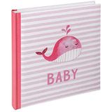 walther design fotoalbum roze 28 x 30,5 cm Babyalbum, Baby Sam UK-183-R