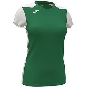 Joma 2XS Record II T-shirt met korte mouwen, uniseks, volwassenen, groen/wit
