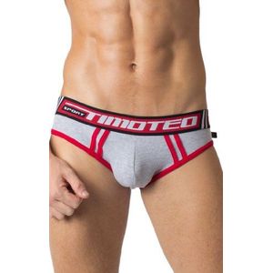 Timoteo Sport 2.0 Super Low Brief Grijs Maat XL Pack van 1