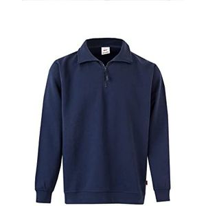 Velilla 105702 61 – Azul Navy XXL – sweatshirt met halve ritssluitingen, unisex – marineblauw, maat XXL