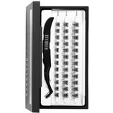 Voorgelijmde Wimpers Nanolash - Zelfklevende Wimpers, Voorgelijmde Cluster Wimperextensions, Zelfhechtende wimperclusters, Valse Wimpers Pre Glued (HARMONY)