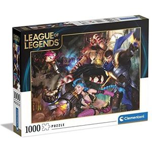Clementoni 39668 Puzzels voor volwassenen - League Of Legends, High Quality Collection Legpuzzel 1000 Stukjes, 14-99 jaar,Multi kleuren