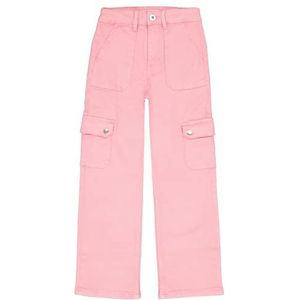 Vingino Camilla Cargo Jeans voor meisjes, Gebleekte Mauve, 10 Jaar